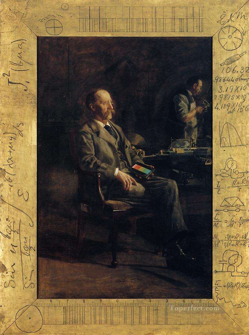 ヘンリー・A・ローランド教授の肖像 リアリズム肖像画 トーマス・イーキンス油絵